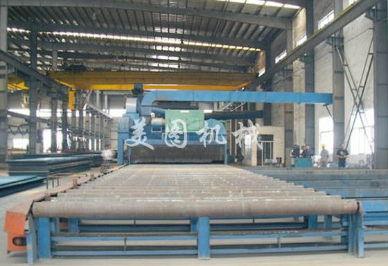 輥道通過式拋丸機